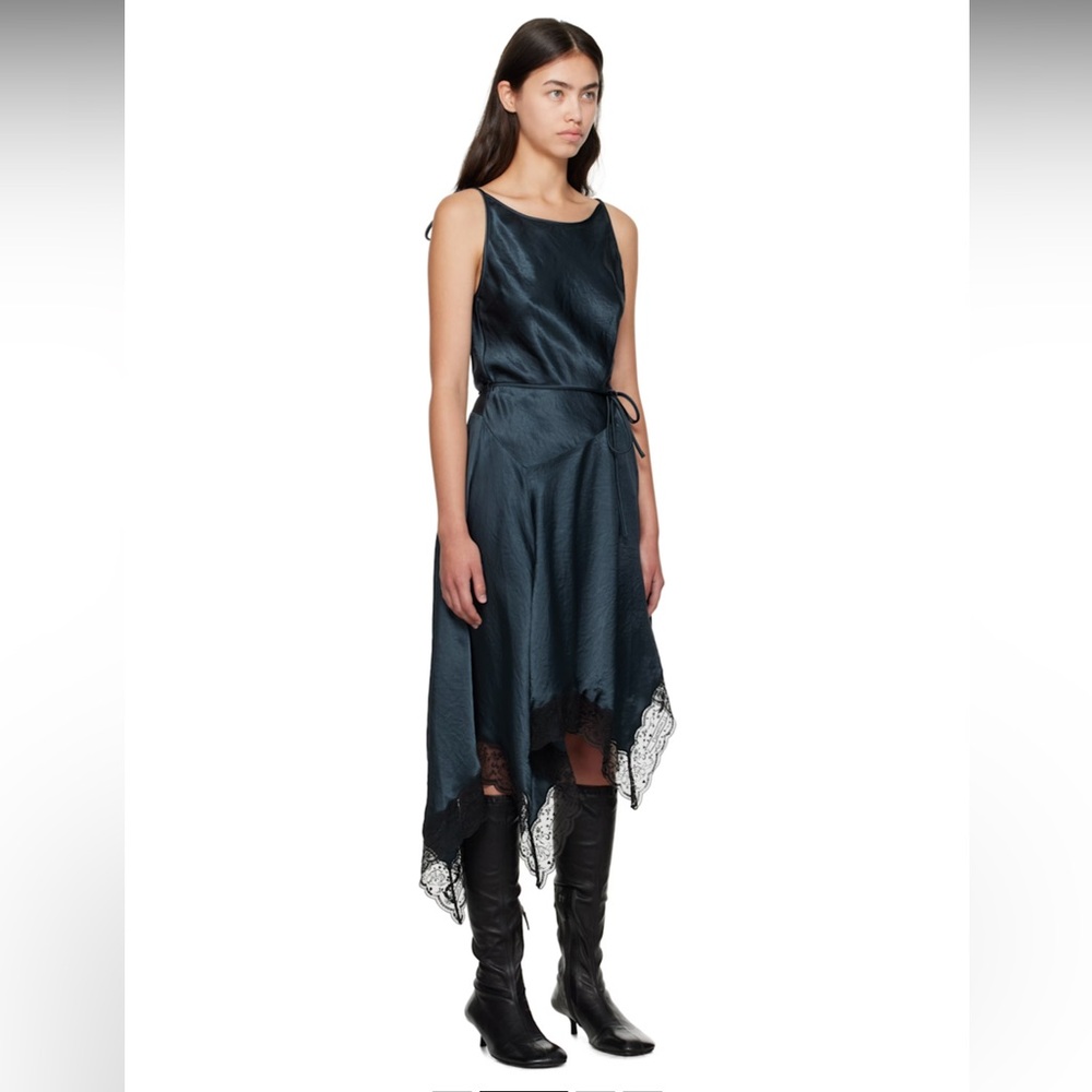 Acne Studios Satin Lace Dress - Picture 6 of 14